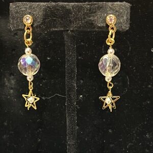 Celestial Star Drop Earrings-Boutique